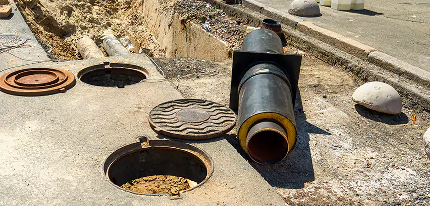 Lateral Sewer Line Replacement in Holtsville