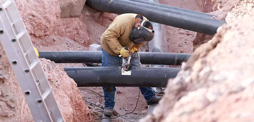 Cast Iron Sewer Pipe Replacement in Holtsville